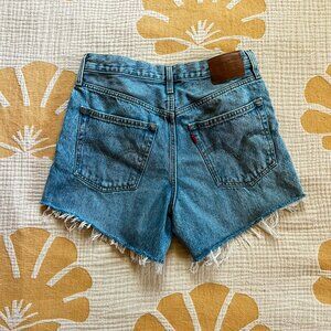 Levi's cut off shorts size 27